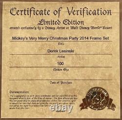 VERY RARE Mickey's Very Merry Christmas Party Limited Edition 100 Pin Set 7 Pins
