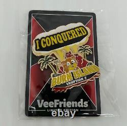 VeeFriends Burn Island Eruption 5 Pin Limited Edition Cynical Cat