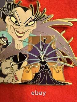 Yzma Villain Art Jumbo Disney Fantasy Pin Limited Edition75 Emperor's New Groove